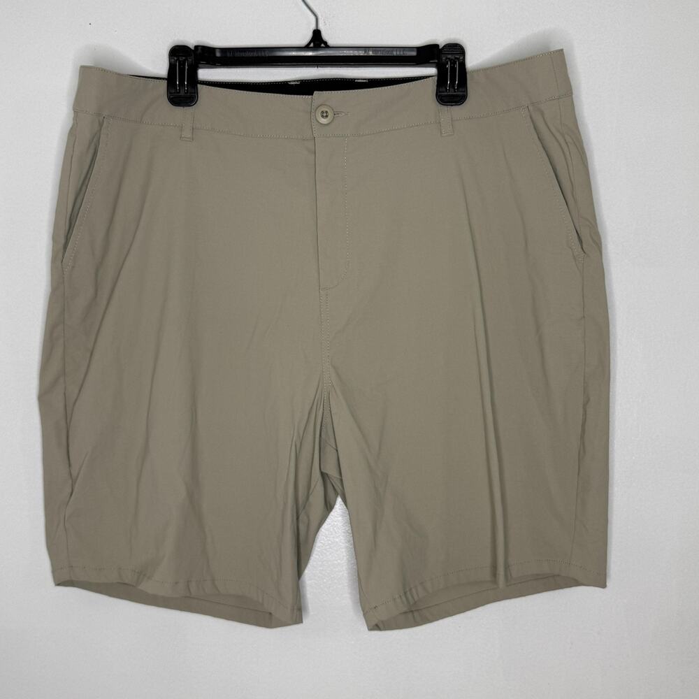 Marsh Wear Shorts Mens 40 Beige Microfiber Chino Stretch Fishing Outdoor